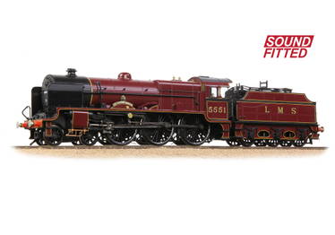 LMS 5XP 'Patriot' 5551 'The Unknown Warrior' LMS Lined Crimson - Sound Fitted