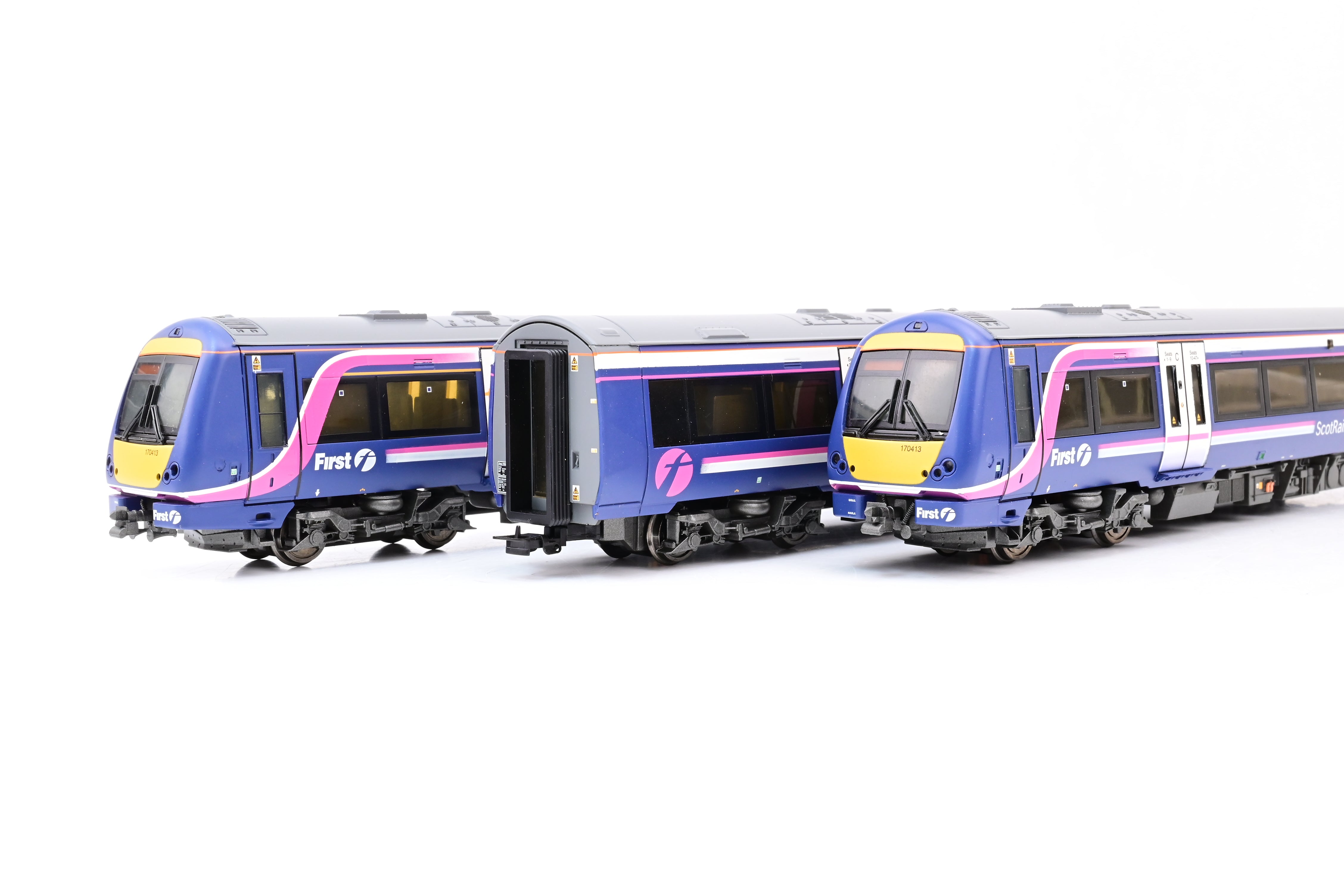 Class 170/4 Turbostar 3-Car DMU First Group Scotrail - Boxed