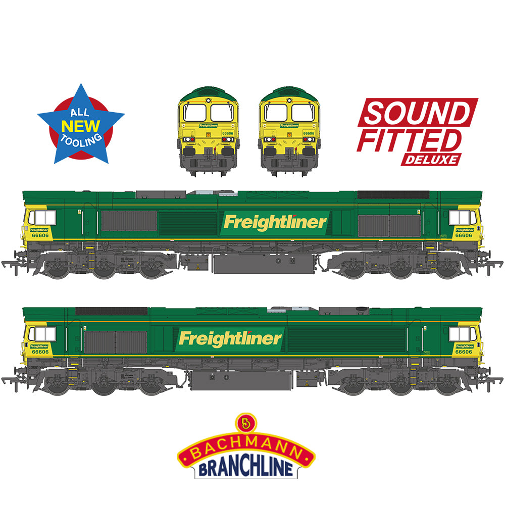 Class 66/6 66606 Freightliner Green