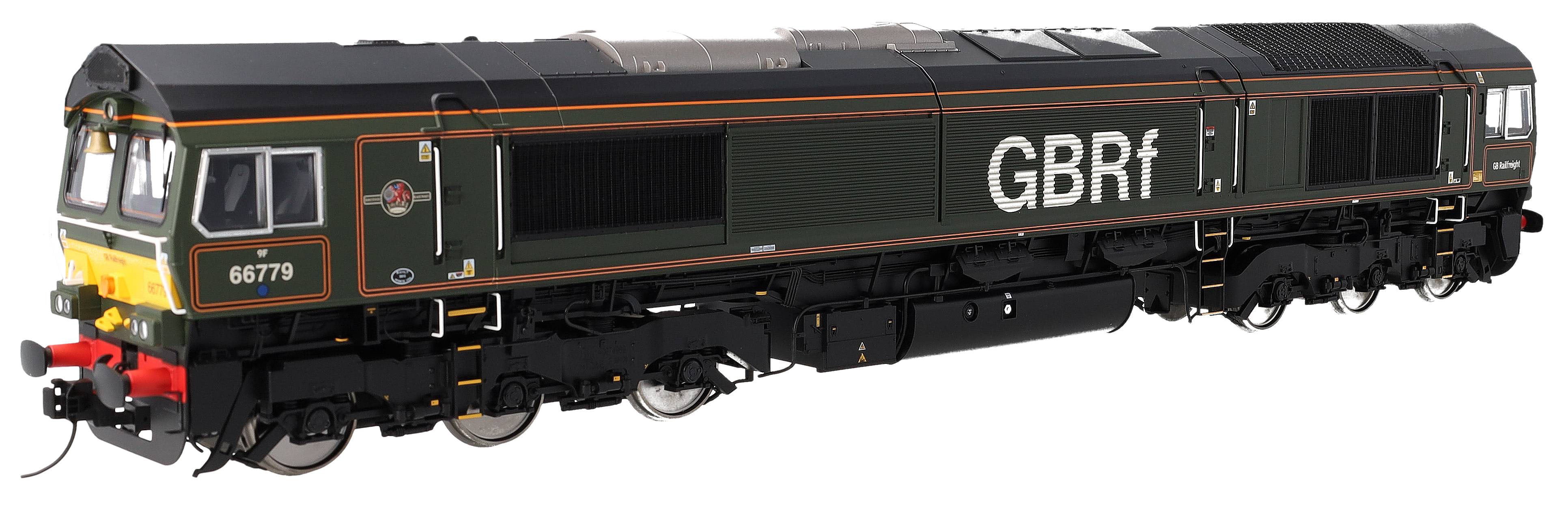 Class 66 779 'Evening Star' GBRF BR Green livery Diesel Locomotive - DCC Sound