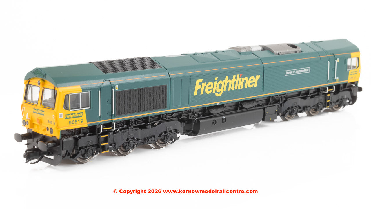Hornby Freightliner Class 66 Derek W Johnson MBE 66619
