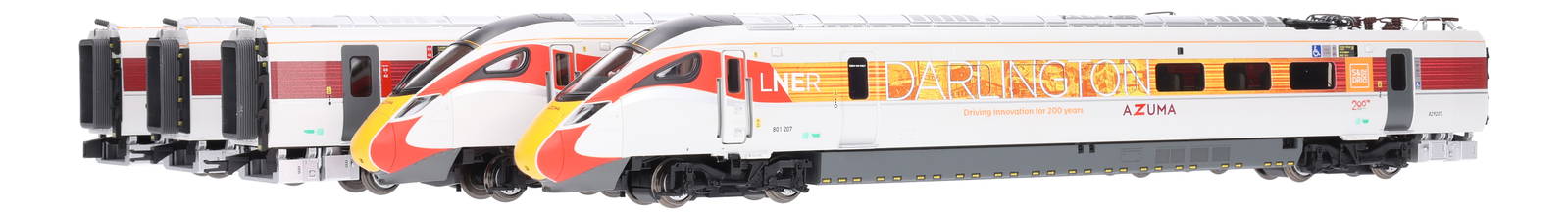 LNER Azuma Class 801/2 5-Car Train Pack (Railway 200) - TXS Sound Fitted (Pre-Owned)