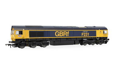 Homby Class 66 66775 'HMS Argyll' in GBRf Blue - Railroad Range - DCC Sound Fitted
