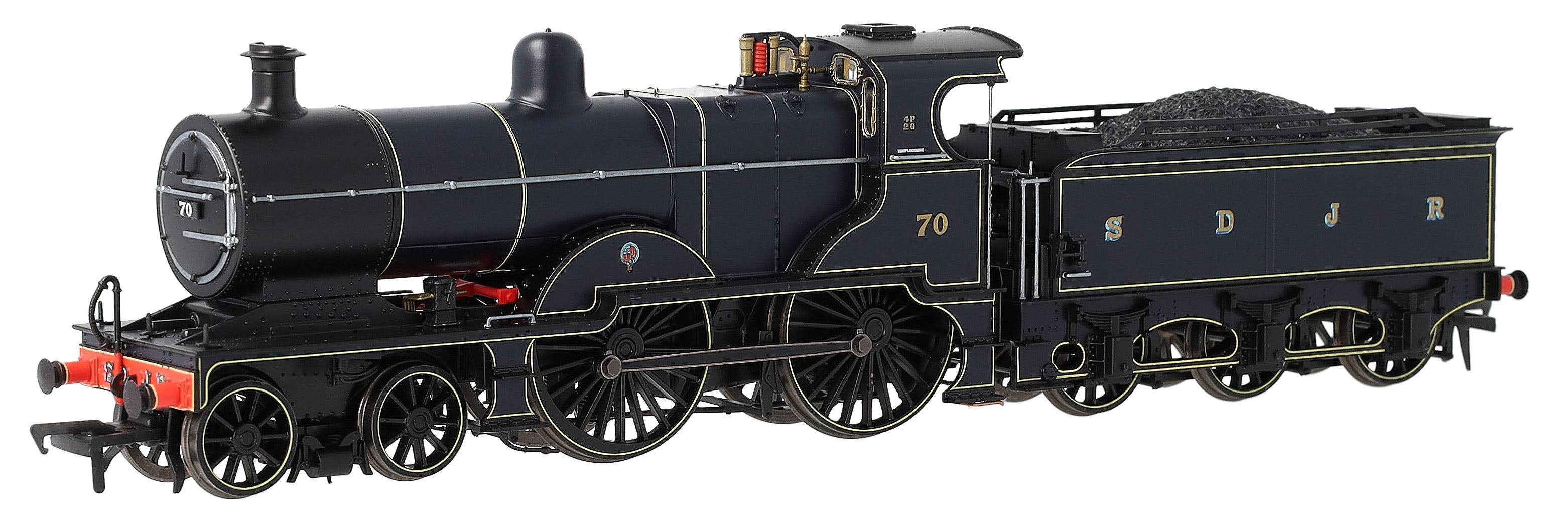 Midland Railway 483 Class 4-4-0 SDJR Blue No.70 Steam Locomotive
